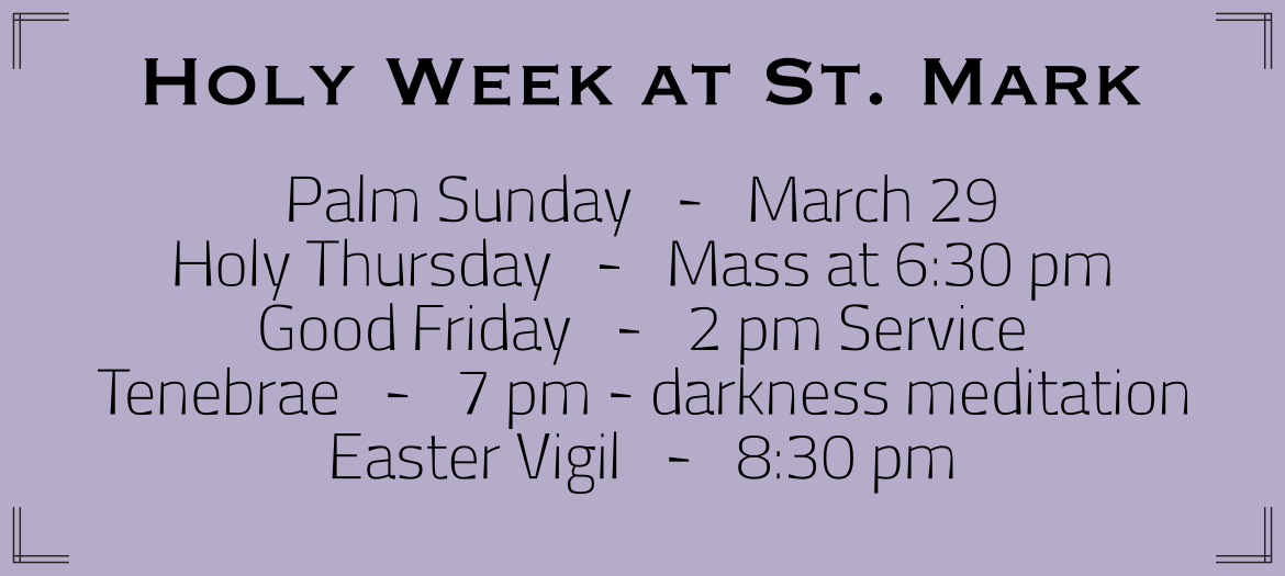 Holy Week - 2026